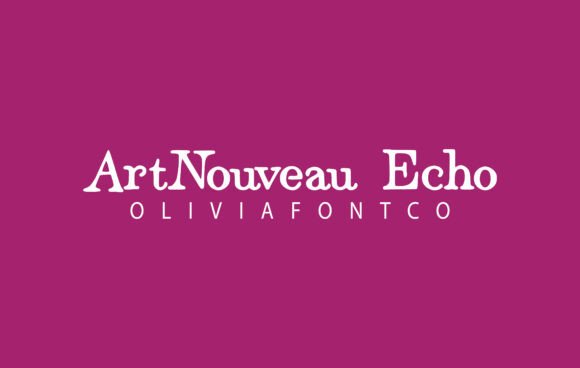 Artnouveau Echo: A Romantic Script Font for Web Design