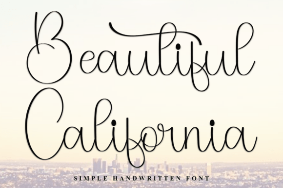 Beautiful California: A Script Font for Digital Elegance