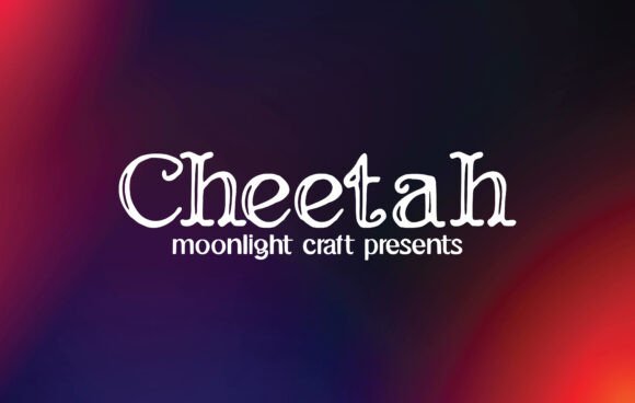 Cheetah Font: A Handwritten Typeface for Editorial Charm