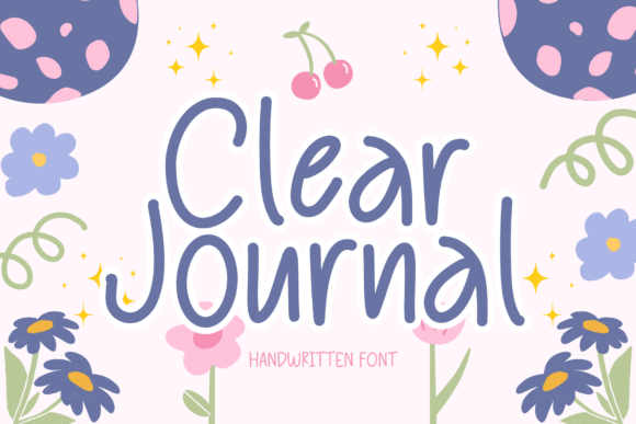 Clear Journal: A Handwritten Font for Crafters