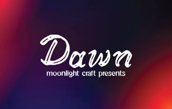 Dawn: A Handwritten Font for Authentic Branding