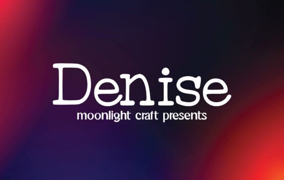 Denise Typeface: A Versatile Script Font for Editorial Design