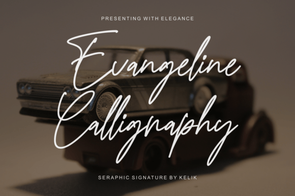 Evangeline Calligraphy: A Graceful Script Font for Editors