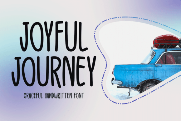 Joyful Journey: A Handwritten Font for Modern Web Design