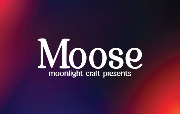 Moose Typeface: A Handwritten Font for Editorial Design