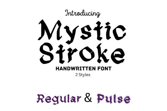 Mystic Stroke: A Bold Typeface for Editorial Design