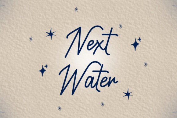 Next Water: A Fluid Handwritten Font for Modern Web Design