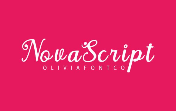 Novascript: A Romantic Handwritten Font for Web Design