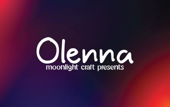 Olenna: A Handwritten Font for Authentic Branding
