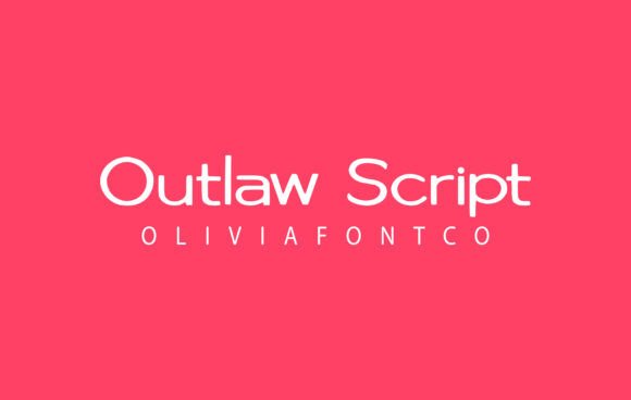 Outlaw Script: A Bold Sans Serif Font for Makers