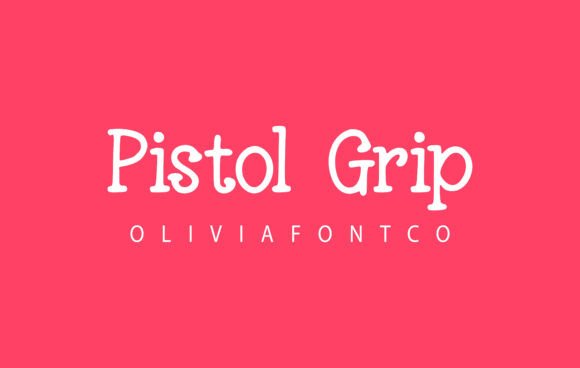 Pistol Grip: A Romantic Script Font for Editorial Design