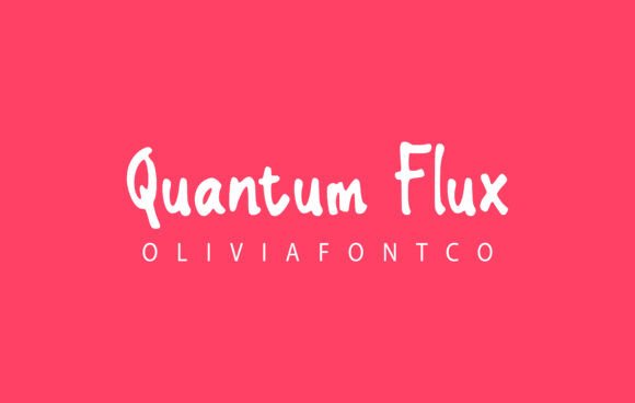 Quantum Flux: A Romantic Handwritten Font for Branding