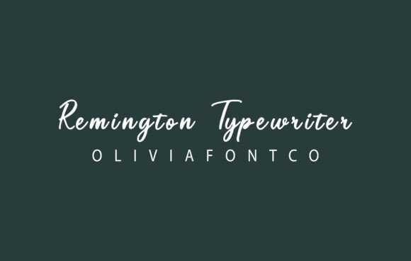 Remington Typewriter Font for Bold Campaigns
