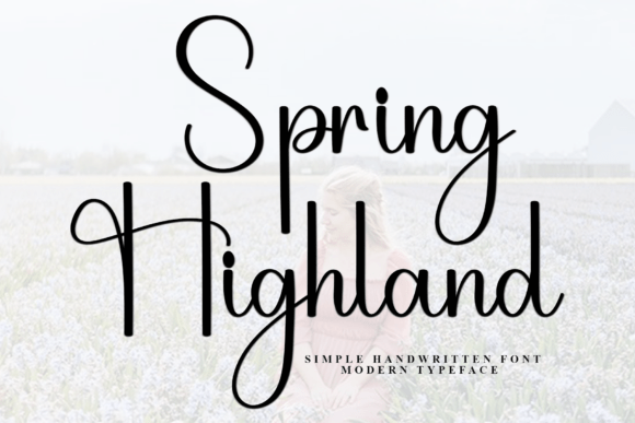 Spring Highland: A Handwritten Font for Clear Campaigns