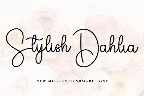 Stylish Dahlia: A Script Font for Editorial Design