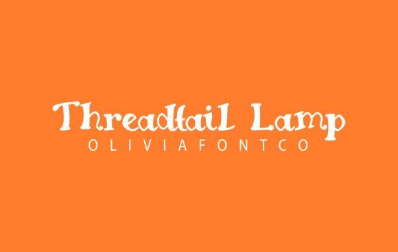 Threadtail Lamp: A Romantic Script Font for Web Design