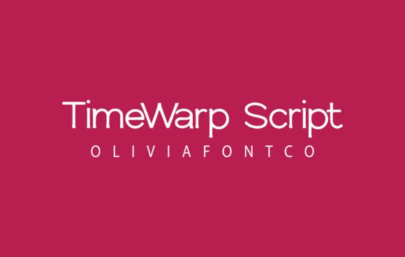Timewarp Script: A Handwritten Font for Branding