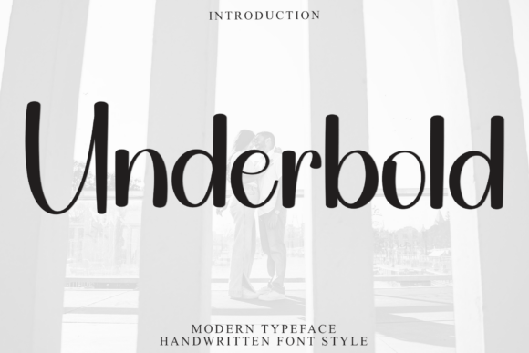 Underbold: A Soft Script Font for Crafters